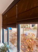 Vouwgordijnen stof Glamourous54, Huis en Inrichting, Stoffering | Gordijnen en Lamellen, Ophalen, Gebruikt, Bruin, 50 tot 100 cm