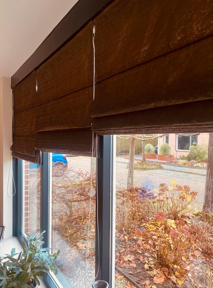 Vouwgordijnen stof Glamourous54, Huis en Inrichting, Stoffering | Gordijnen en Lamellen, Gebruikt, 150 tot 200 cm, 50 tot 100 cm