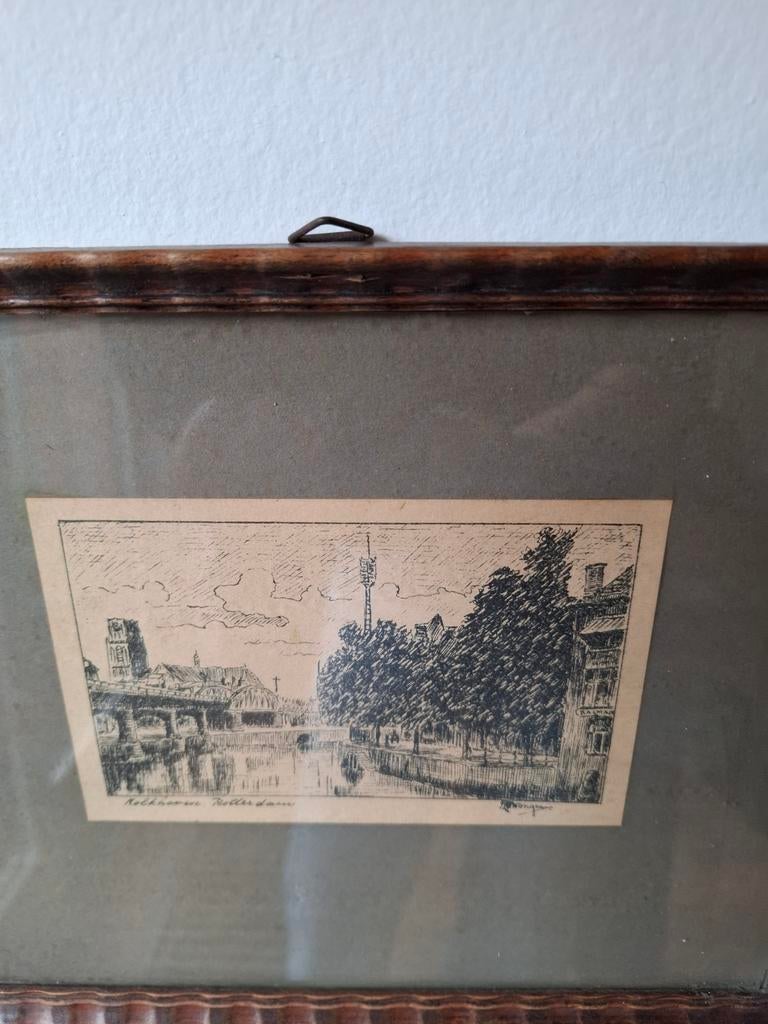 Twee oude schilderijtjes, Ophalen