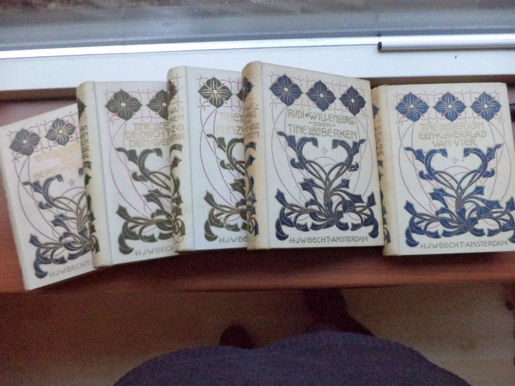 Tine van Berken, 5 prachtige oude meisjesboeken uit ong 1911, Boeken, Ophalen of Verzenden, Gelezen