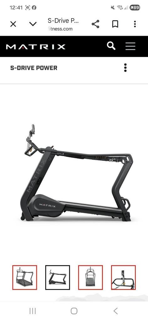 Matrix S-Drive loopband, Ophalen, Loopband