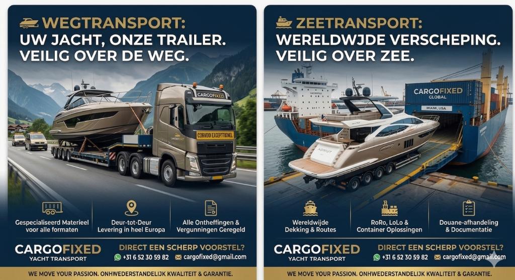 ️ Exclusief Jachttransport & Bootvervoer | Wereldwijd, Ophalen, Zo goed als nieuw, Overige onderwerpen