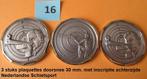 schietsport, mooie set van 3 stuks plaquettes (16), Ophalen of Verzenden, Overige materialen, Nederland