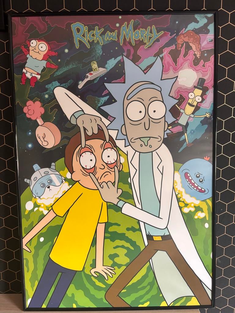 Rick and Morty poster in lijst, Ophalen