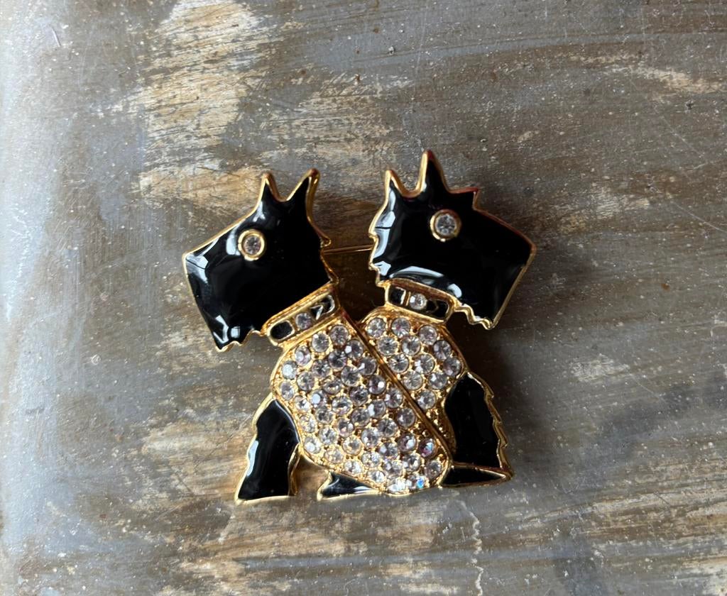 Schotse terrier broche, Ophalen of Verzenden, Nieuw, Overige materialen