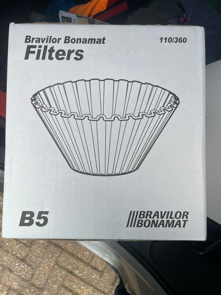 Bravilor Bonamat Filters B5 250 stuks, Ophalen, Overige modellen, 10 kopjes of meer, Nieuw