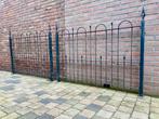 2 x sierhekwerk metaal ruim 3 meter, Ophalen, Gebruikt, IJzer, Sierhekwerk