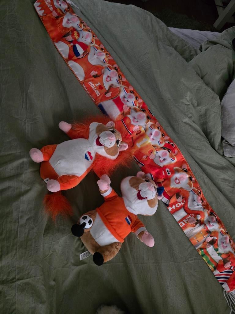 2x oranje hamster en hamster sjaal, Kinderen en Baby's, Ophalen of Verzenden, Overige typen