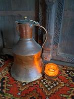 Prachtige koperen kan waterkan kruik vaas, Ophalen of Verzenden