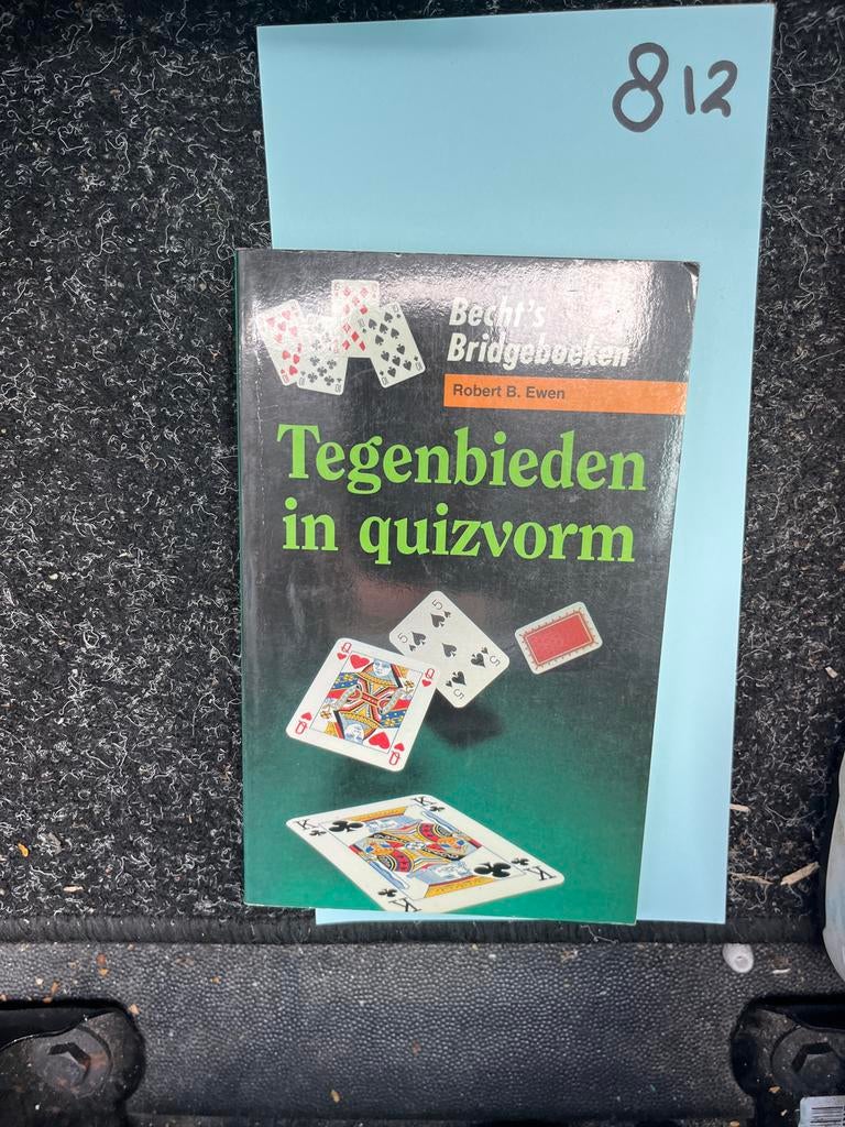 Bridgeboek: Tegenbieden in quizvorm - Robert B. Ewen, Ophalen of Verzenden, Zo goed als nieuw, Puzzelboek