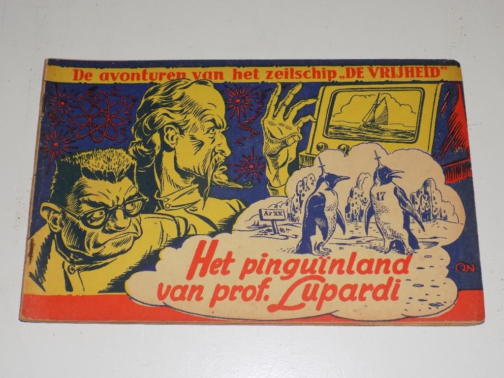 Kapitein Rob - 03_O_Het pinquinland van prof. Lupardi, Eén stripboek, Ophalen of Verzenden, Gelezen, Pieter Kuhn