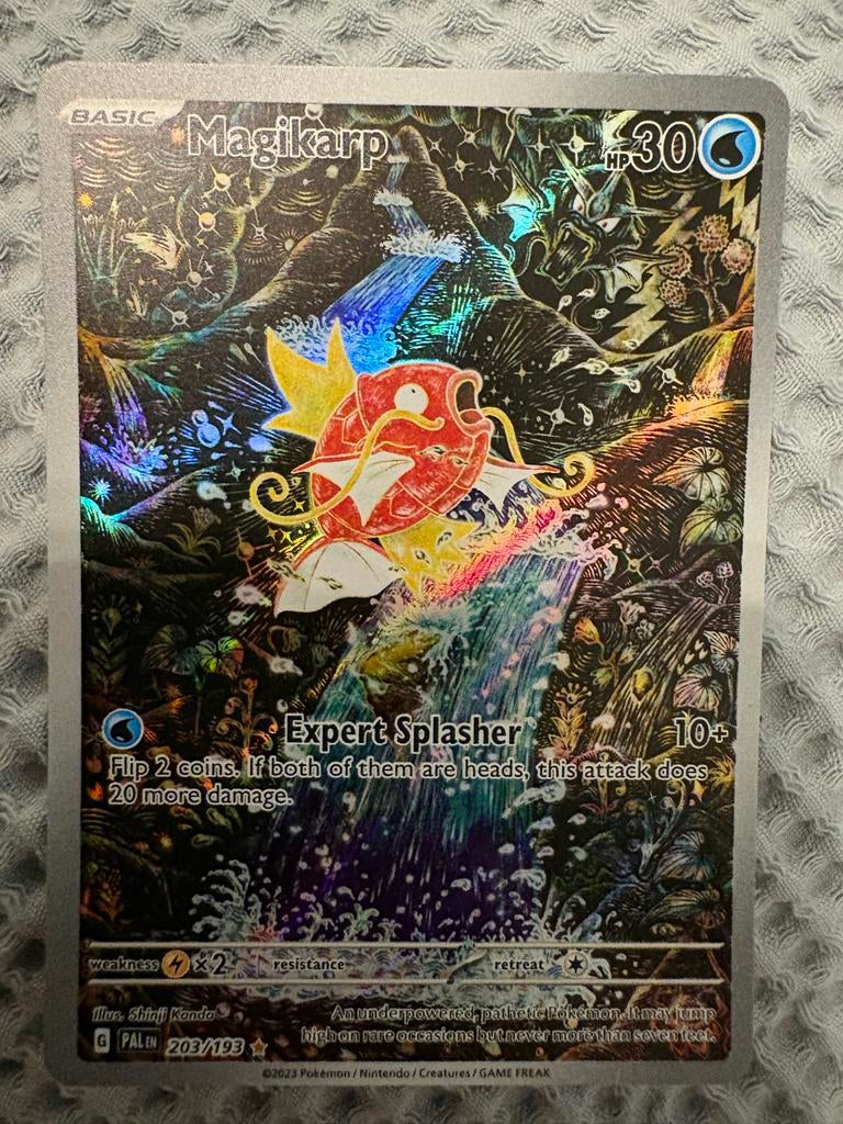 Pokémon Kaart Magikarp 203/193, Hobby en Vrije tijd, Verzamelkaartspellen | Pokémon, Ophalen, Zo goed als nieuw, Losse kaart
