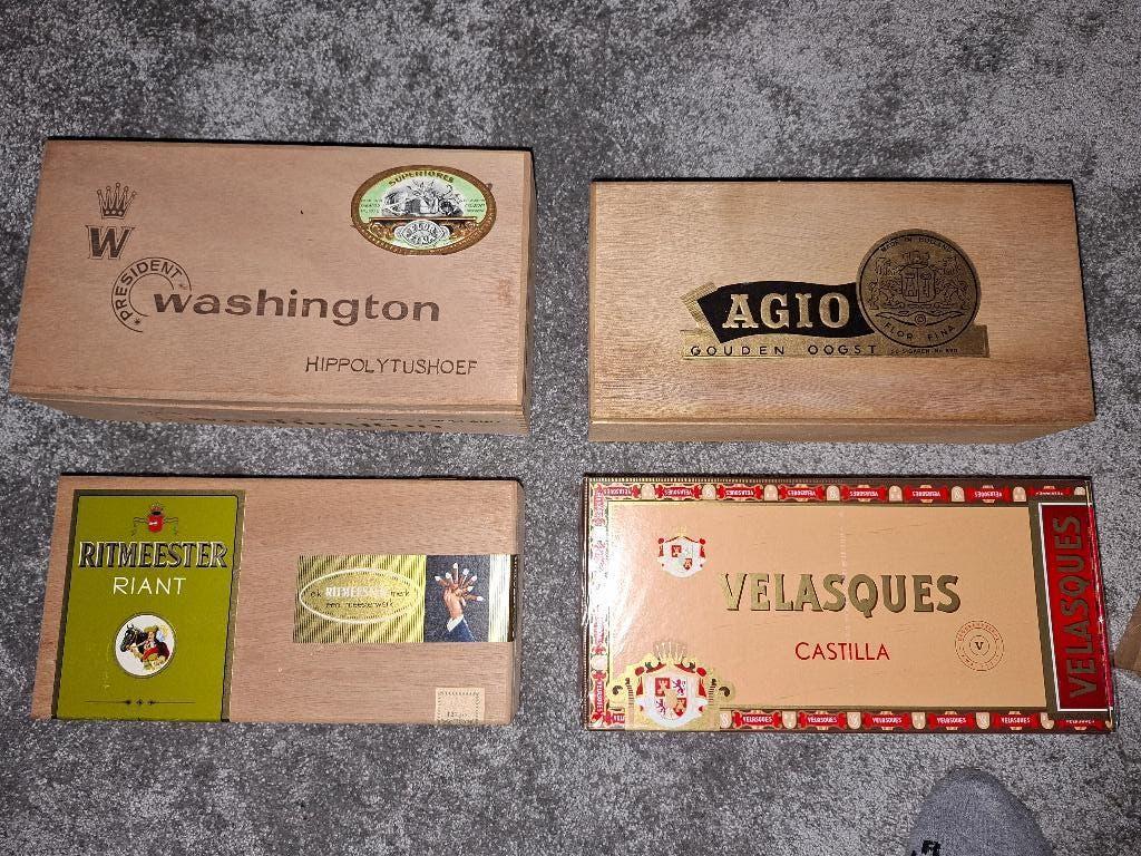 Oude sigaren, Ophalen of Verzenden, Zo goed als nieuw, Tabaksdoos of Verpakking