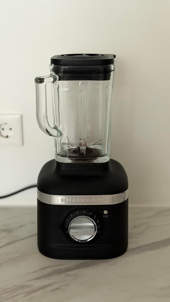 KitchenAid K400 Artisan Blender - Onyx Zwart (Matte Black), Witgoed en Apparatuur, Blenders, Zo goed als nieuw, Blender, Ophalen of Verzenden