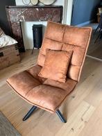 Woonkamer Stoel - Cognac Kleurig, Huis en Inrichting, Stoelen, Ophalen, Bruin, Zo goed als nieuw, Metaal