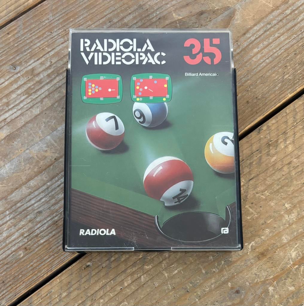 Radiola Videopac 35 Billiards, Gebruikt, 1 speler, Ophalen of Verzenden, Vanaf 3 jaar