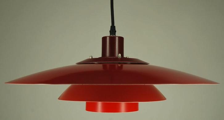 Vintage 1980's Ø 45 cm. Deense hanglamp 235 euro, Huis en Inrichting, Lampen | Hanglampen, Minder dan 50 cm, Verzenden