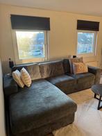 Hoekbank - Groen Verlours, Huis en Inrichting, Banken | Complete zithoeken, Ophalen, Zo goed als nieuw