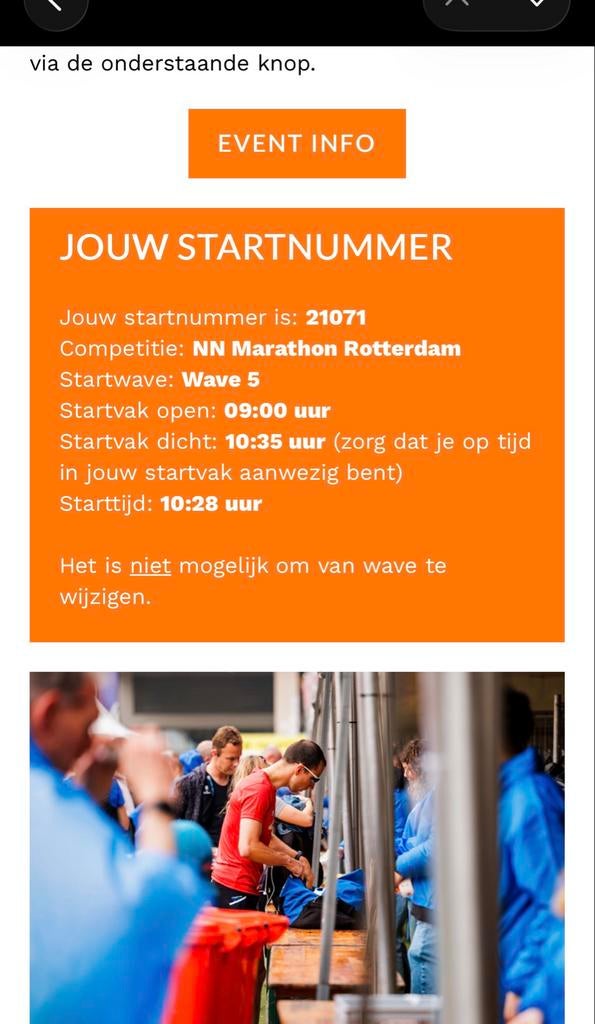 Startbewijs Rotterdam marathon €150, Ophalen of Verzenden, Nieuw, Overige typen, Overige merken