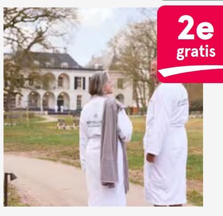 2e kaartje gratis voor Landgoed de Valkenberg of SpaPuur, Twee personen, Kortingsbon, Spa of Sauna
