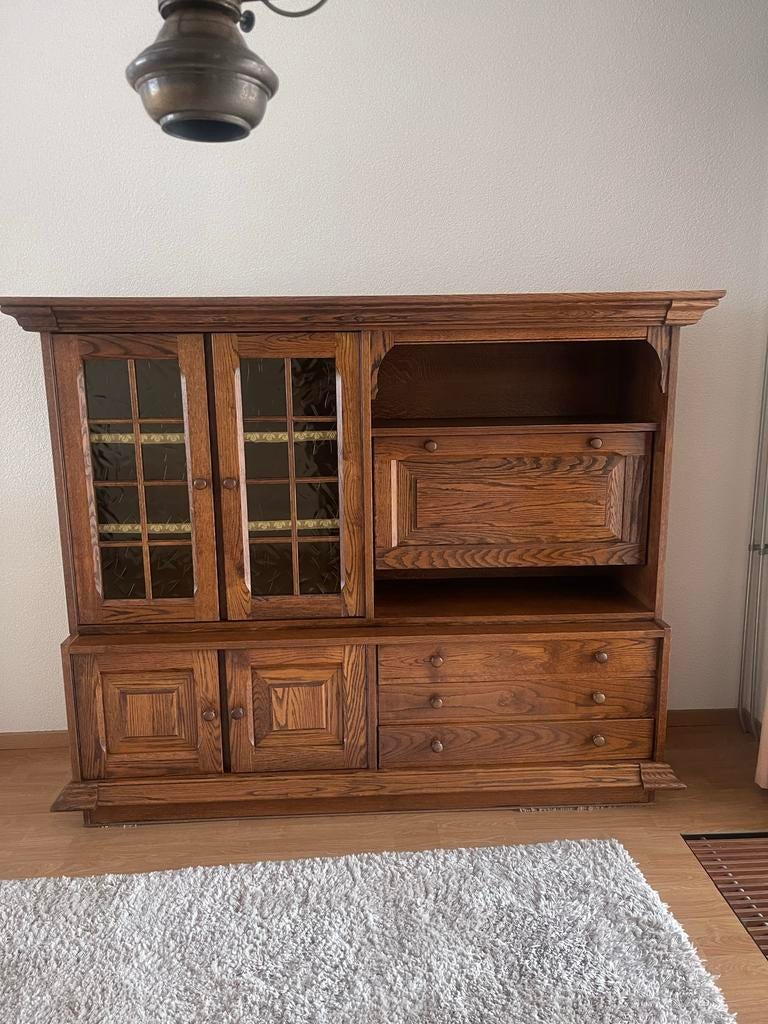 Eiken dressoir GRATIS, Huis en Inrichting, Kasten | Dressoirs, Ophalen, Gebruikt, 150 tot 200 cm, Eikenhout