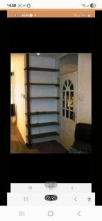 Massief eiken wandrek met 6 planken, Ophalen, Gebruikt