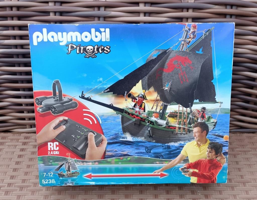 Playmobil 5238 Piratenboot + afstandbediening NIEUW, Ophalen of Verzenden, Nieuw