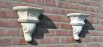 Betonnen ornamenten, wandconsole ornamenten, 2 stuks, Ophalen of Verzenden, Zo goed als nieuw, Beton