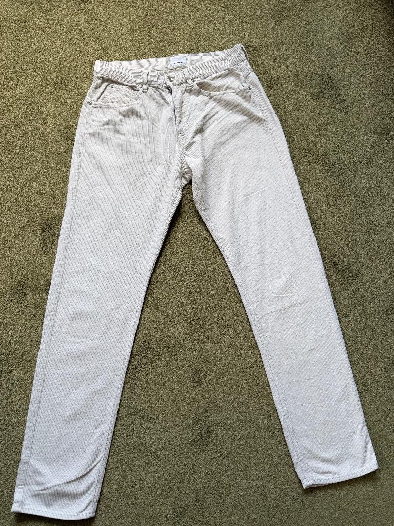 Isabel Marant rib broek maat 31, Maat 48/50 (M), Beige, Ophalen of Verzenden, Zo goed als nieuw