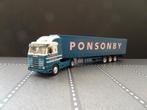 536 herpa scania streamline ponsonby engeland 1:87 truck, Ophalen of Verzenden, Zo goed als nieuw, Bus of Vrachtwagen, Herpa
