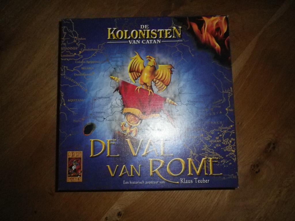 De Val van Rome Kolonisten van Catan, Ophalen of Verzenden, Gebruikt, 999 Games