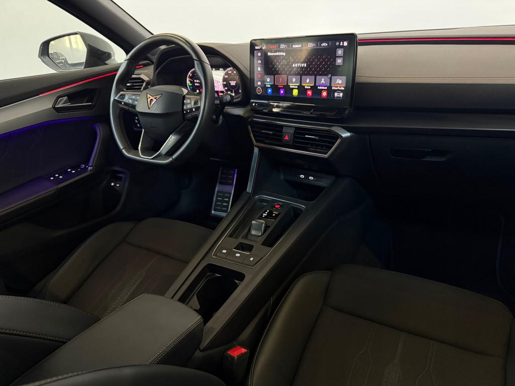 Cupra Formentor 1.4 e-Hybrid VZ Copper Edition ACC Pano Memo, Gebruikt, 4 cilinders, Blauw, Leder en Stof