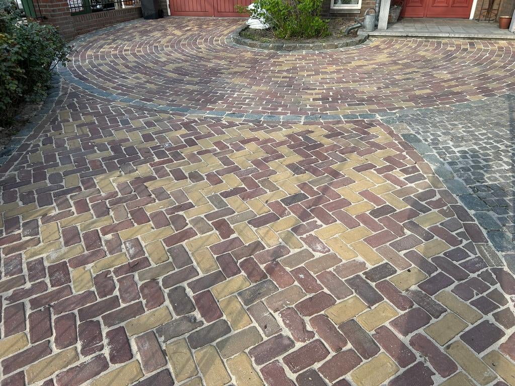 Ouden gebakken klinkers 10x10x20 cm type Veerle, Ophalen, Overige materialen, Gebruikt, Klinkers