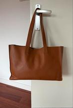 Cognac leren tas van Shabbies Amsterdam, Ophalen of Verzenden, Gebruikt, Bruin, Shopper