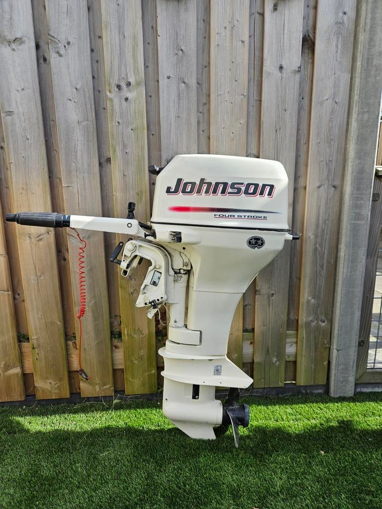Johnson 8 PK Kortstaart 4-takt Buitenboordmotor, Watersport en Boten, Buiten- en Binnenboordmotoren, Ophalen, 5 tot 10 pk, Viertaktmotor