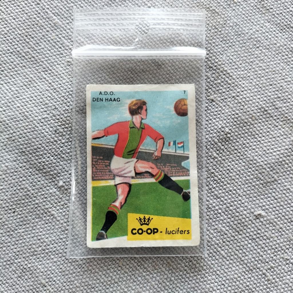 Lucifer Etiket Voetbalclub ADO Den Haag, Ophalen of Verzenden, Gebruikt, Luciferdoosjes of -merken