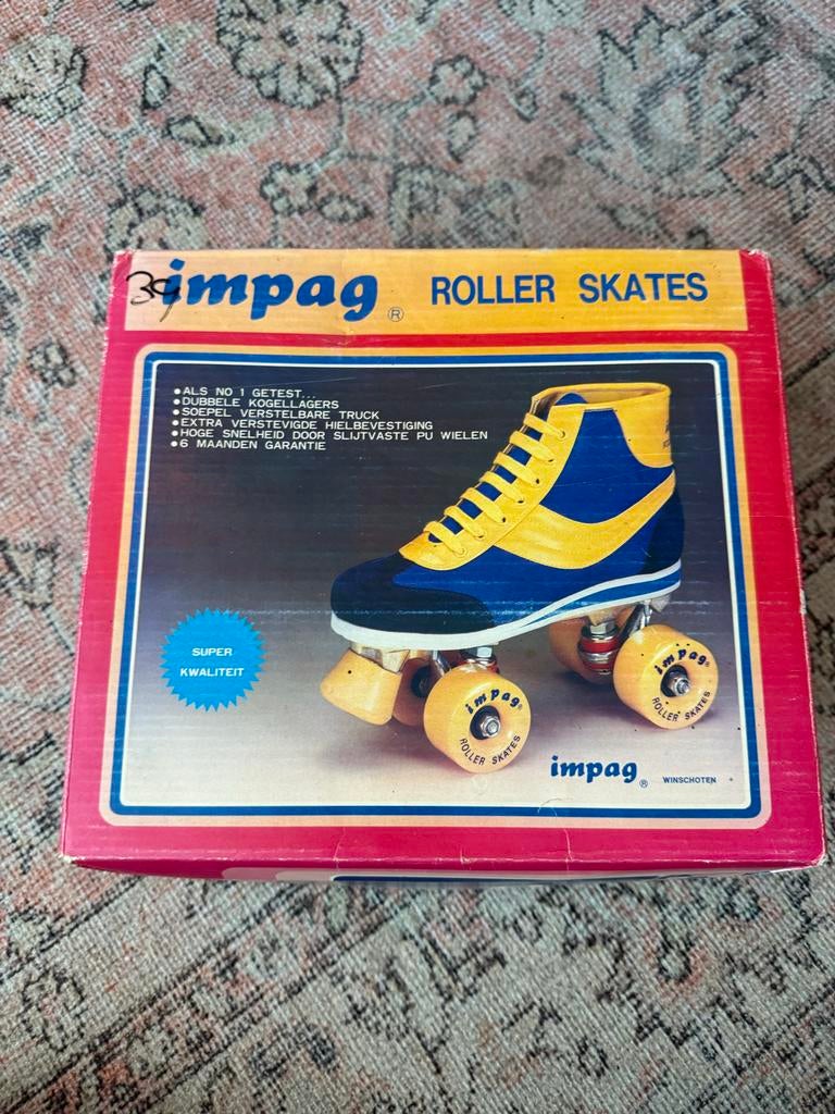 Impag Roller Skates Maat 39 - Vintage, Sport en Fitness, Skeelers, Gebruikt, Overige typen, Overige merken, Dames, Ophalen of Verzenden