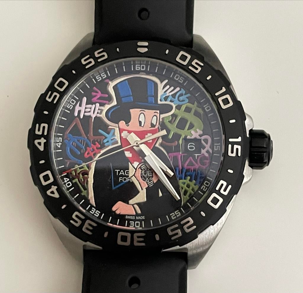 TAG Heuer Formula 1 Alec Monopoly Special Edition, Staal, Polshorloge, Kunststof, Ophalen of Verzenden