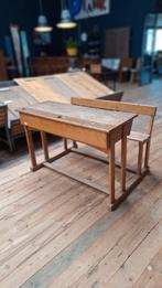 Oud houten schoolbankje, Ophalen