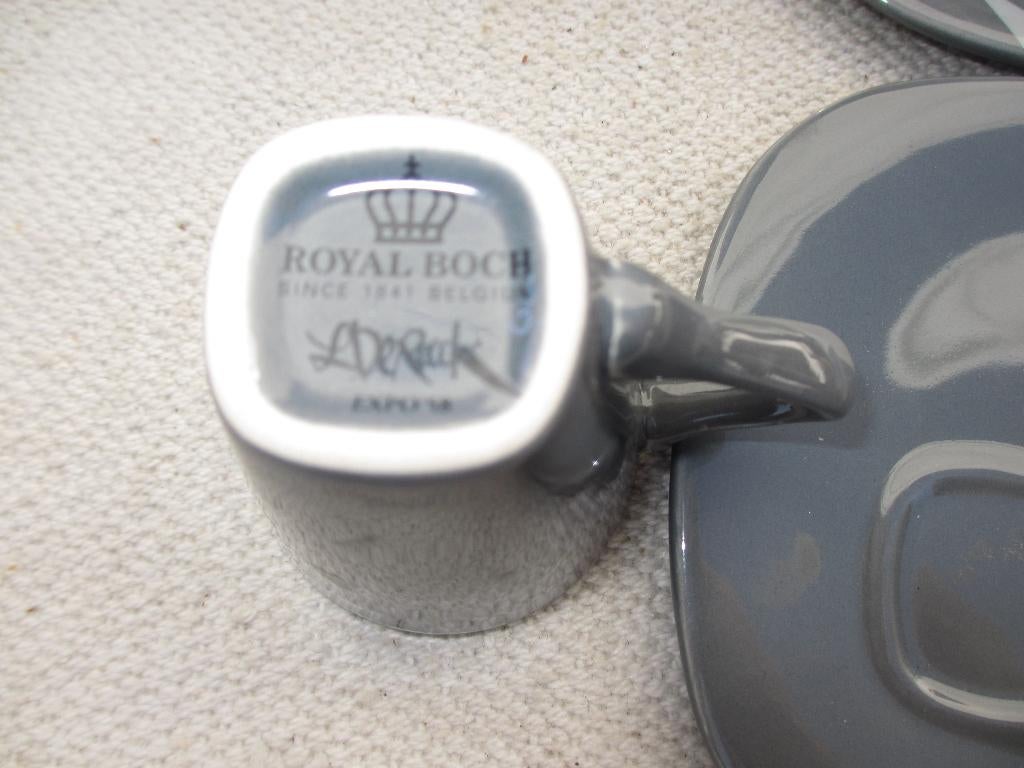 koffieservies - Expo '58 - Lucien De Roeck - Royal Boch, Ophalen of Verzenden