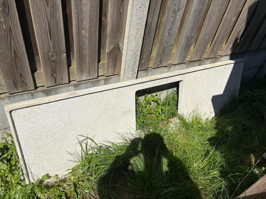 Aanrechtblad met wasbak, Huis en Inrichting, Keuken | Complete keukens, Ophalen, Gebruikt, Overige materialen, Overige typen