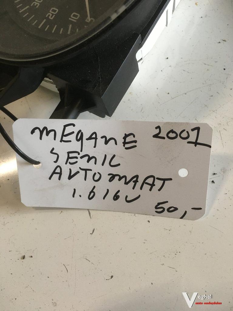 Renault Megane Scenic 2001  automaat  1.6 16v Km Tellerklok