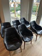 6 Eleonora Eetkamerstoelen - Gratis Af te Halen, Ophalen, Kunststof, Gebruikt, Grijs