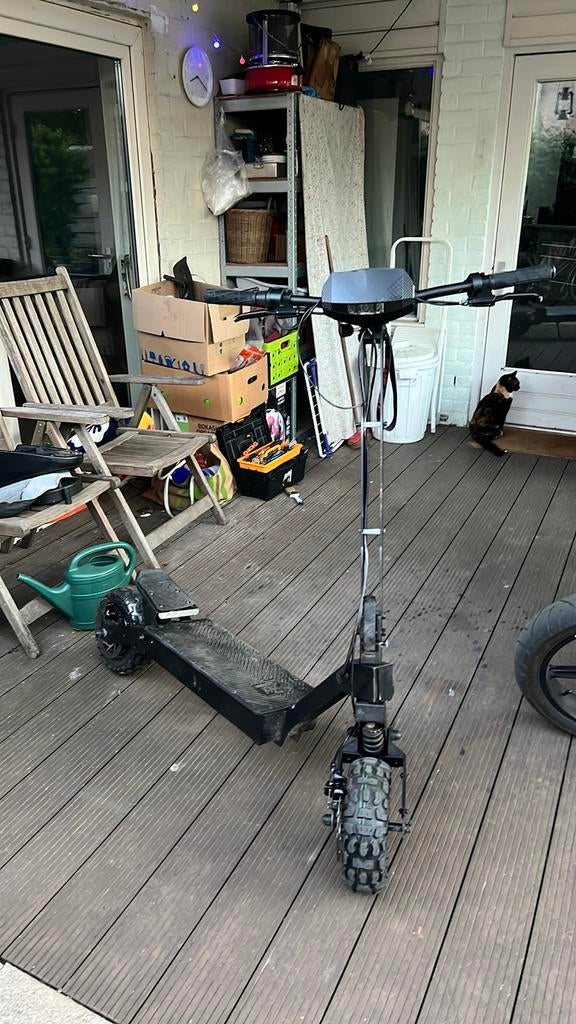 Custom kukirin g4 elektrische step ook teruil!, Fietsen en Brommers, Steps, Zo goed als nieuw, Elektrische step (E-scooter), Ophalen