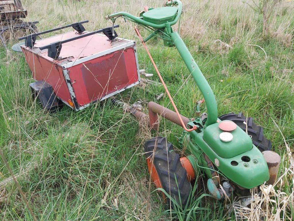 Oldtimer hobby Tuintractor: Agria, met bijpassend zitje, Ophalen of Verzenden