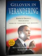 Geloven in veranderingen, Barack Obama programma, Ophalen of Verzenden, Zo goed als nieuw, Politiek