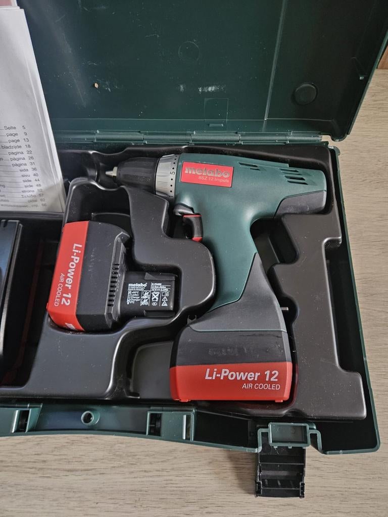METABO SCHROEFTOL 
TYPE BSZ12 INPULSE
NIEUW 
MET 2 ACCU S, Ophalen of Verzenden, Nieuw, Boor- en Schroefmachine