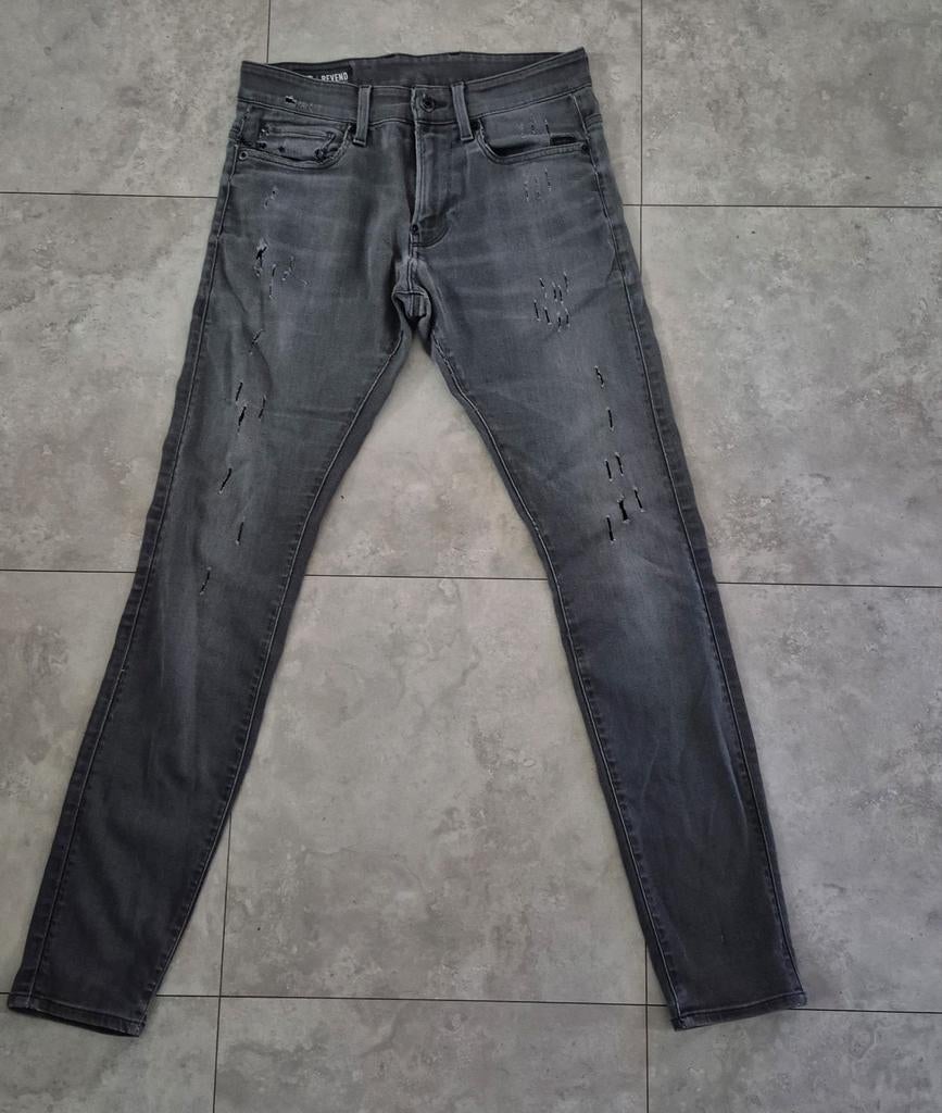G-Star Revend skinny grey heren Maat 29 / Lengte 32, Kleding | Heren, Spijkerbroeken en Jeans, W32 (confectie 46) of kleiner, Ophalen of Verzenden