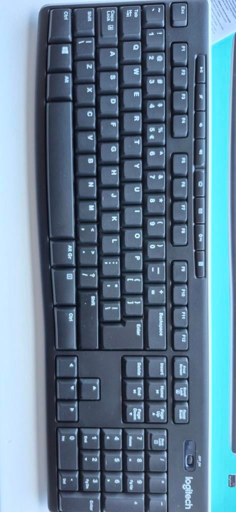 Logitech K270 Full Size Draadloos Toetsenbord - Nieuw, Computers en Software, Toetsenborden, Ophalen, Multimediatoetsen, Logitech