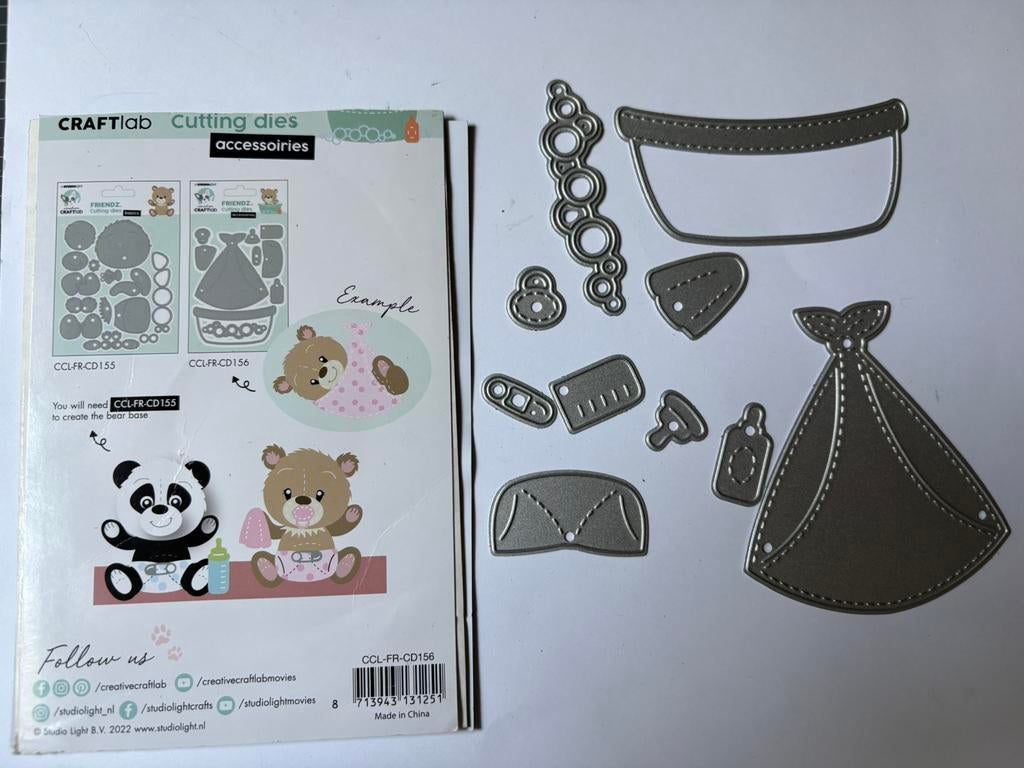 Craftlab accessoires ted baby snijmal, Ophalen of Verzenden, Zo goed als nieuw, Overige thema's, Pons of Mal